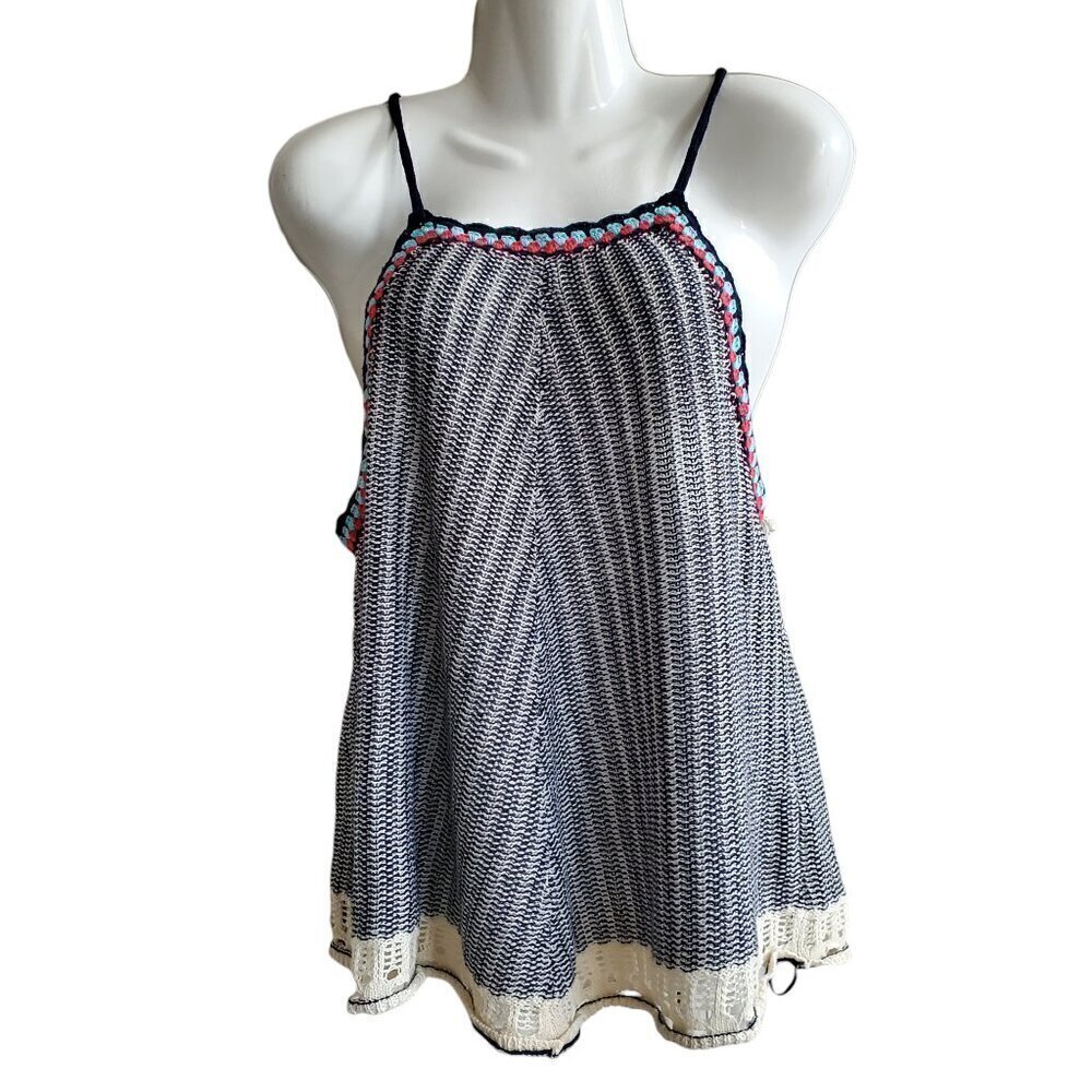 MOSSIMO BOHO CRISCROSS KNIT TOP SIZE MED